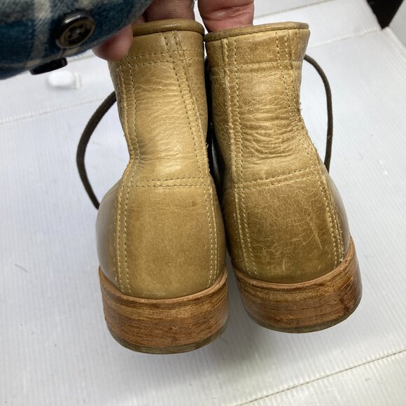 WALK OVER VINTAGE COLLECTION U.S.A.brown lace up women monkey boots sz 6 M - Picture 3 of 6